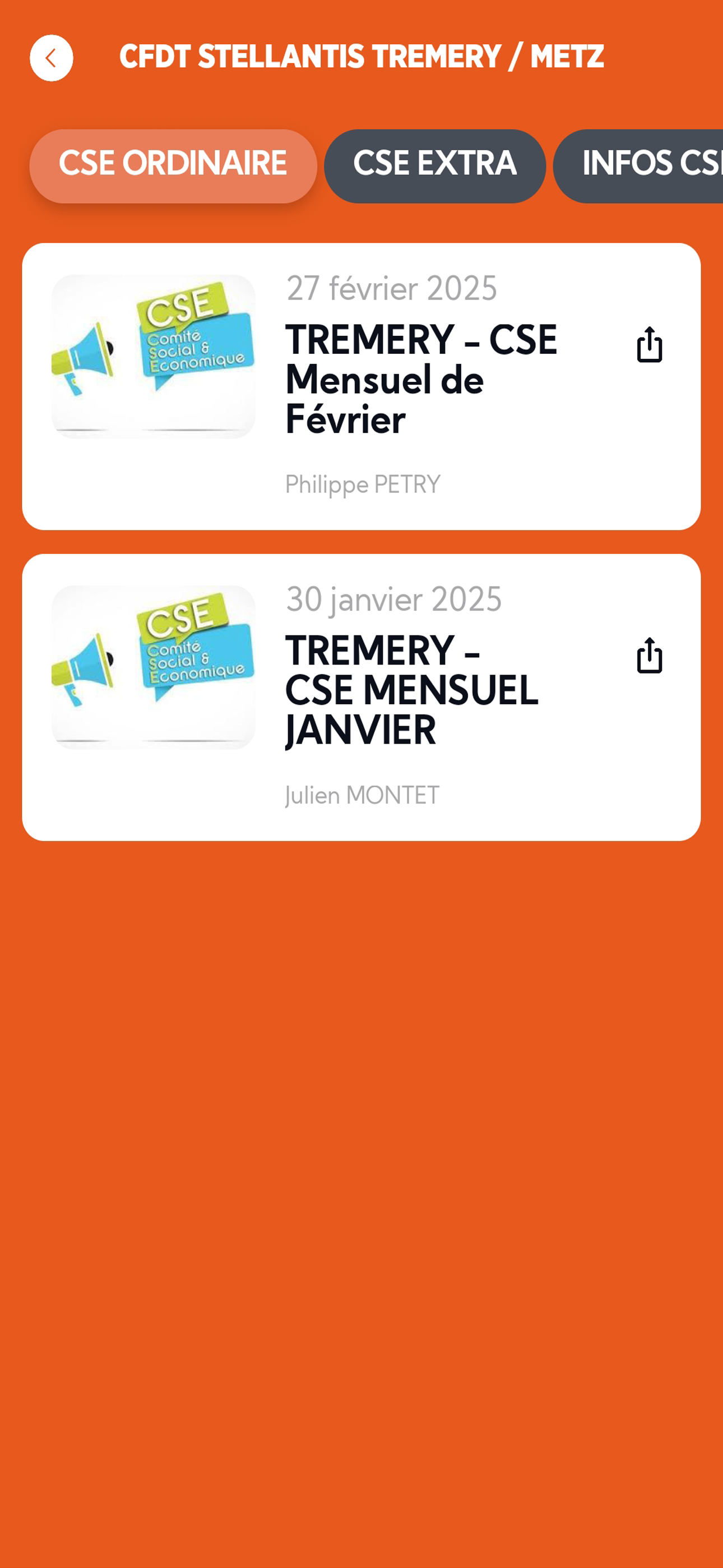 CFDT Stellantis Metz/Tremery screenshot 5