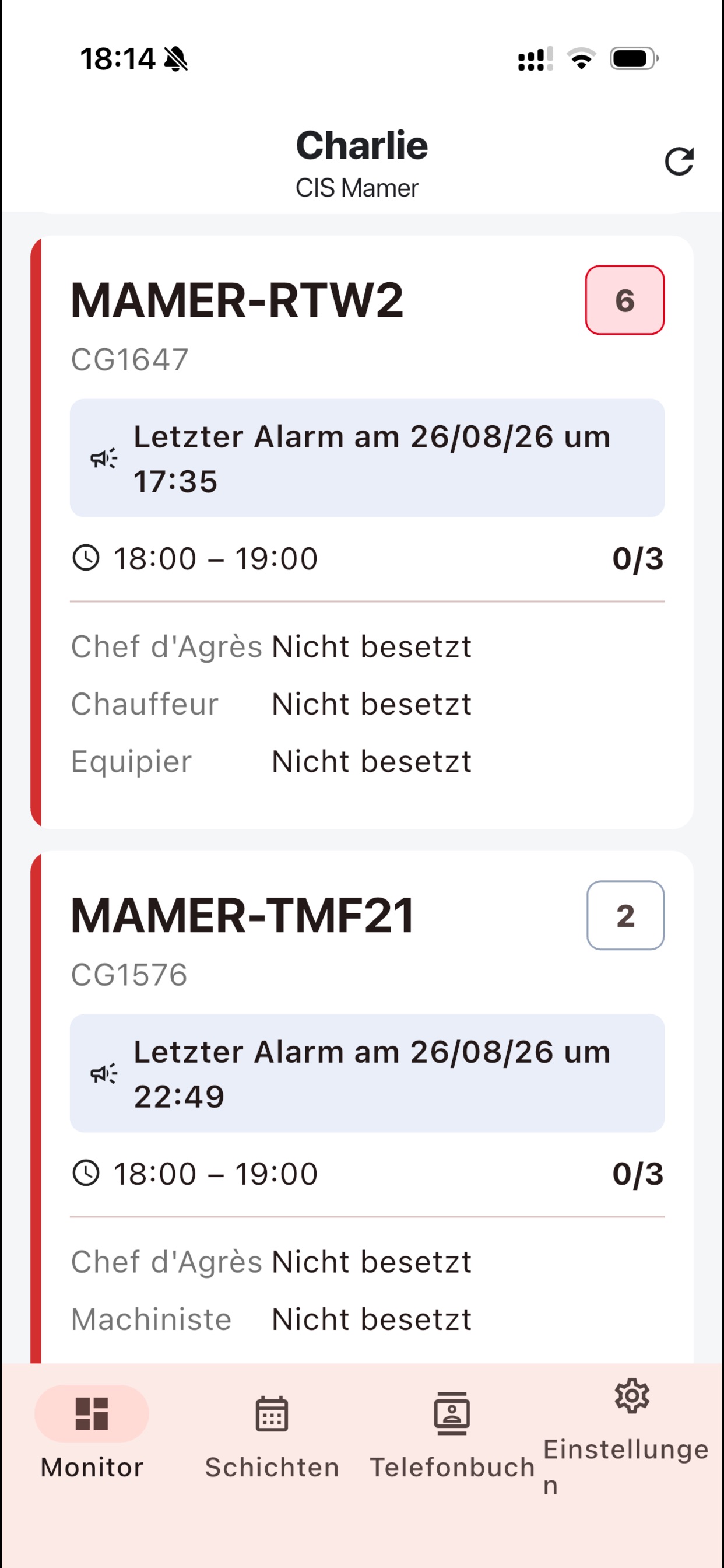 Screenshot 1 of Charlie Monitor