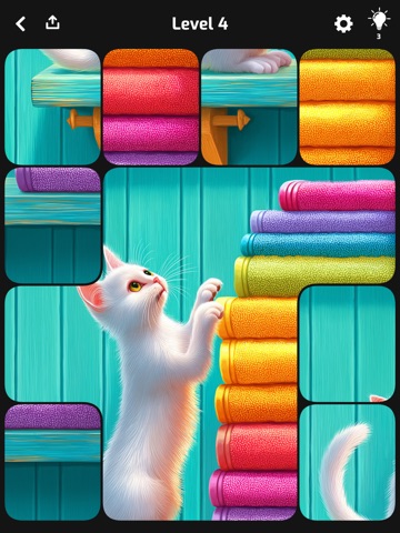 Cat Puzzles. iPad screenshot