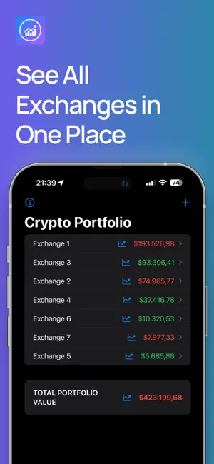 Easy Crypto Portfolio screenshot 1