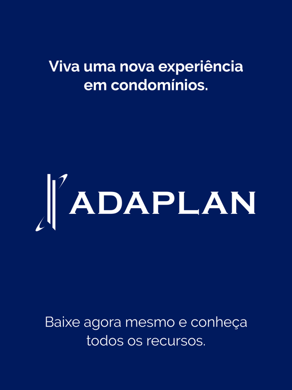 Adaplan Condomínios iPad screenshot 5 - Social Networking app