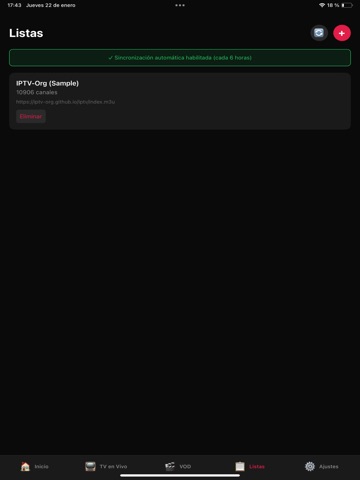 Flow IPTV iPad screenshot
