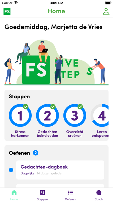 FiveSteps: mental fitness Screenshot