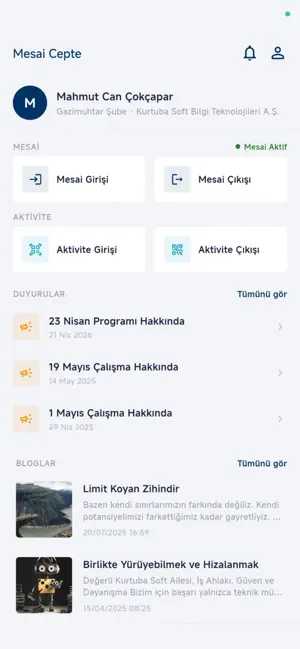 Mesai Cepte: Mobil PDKS screenshot 1