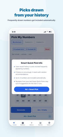 Pick My Numbers - Lottery Screenshot 3 of 8