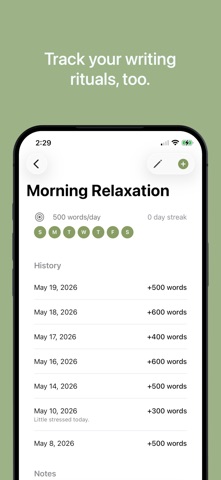 Truly Simple Word Tracker Screenshot 2 of 3