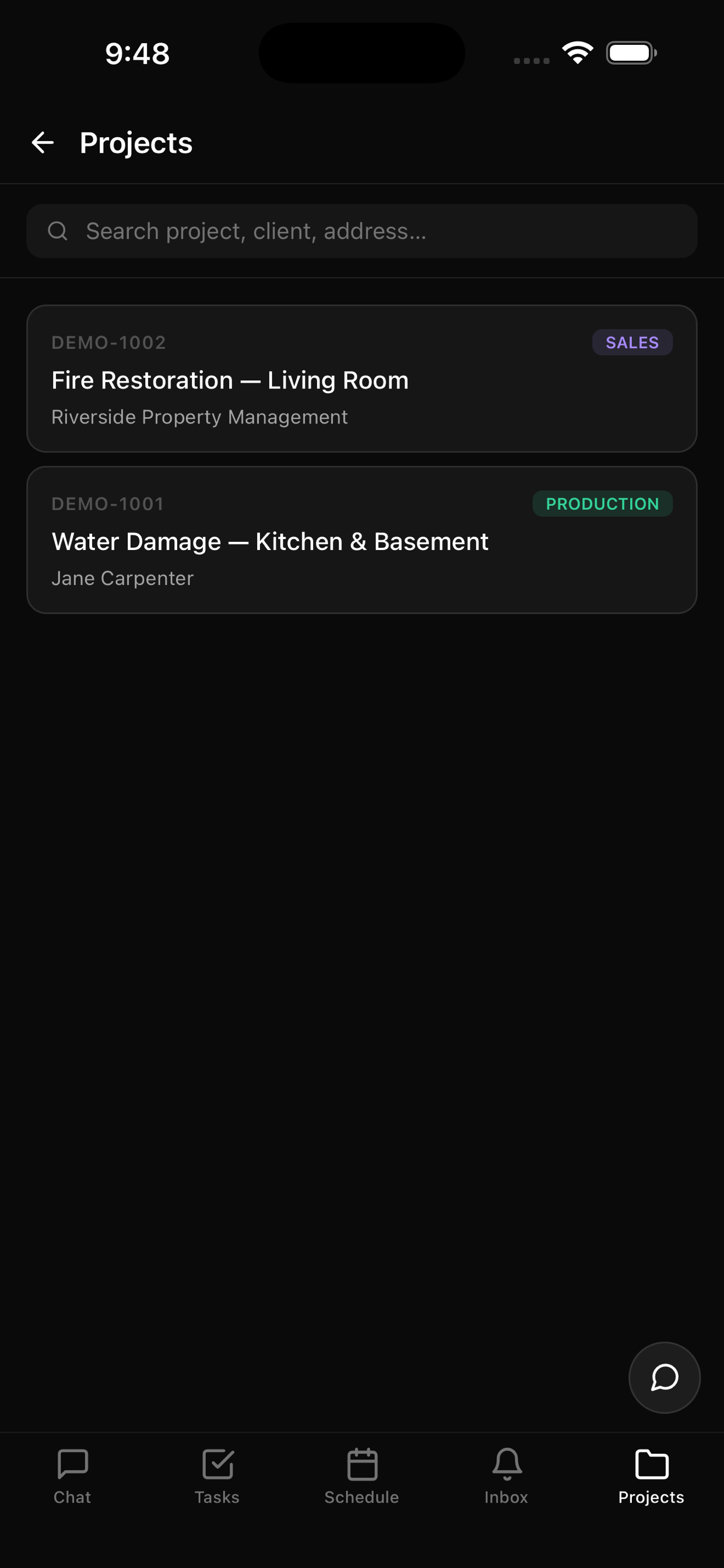 Riivet CRM screenshot 1