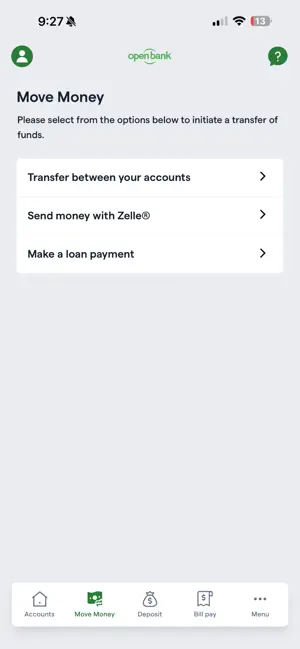 Open Bank Mobile screenshot 3