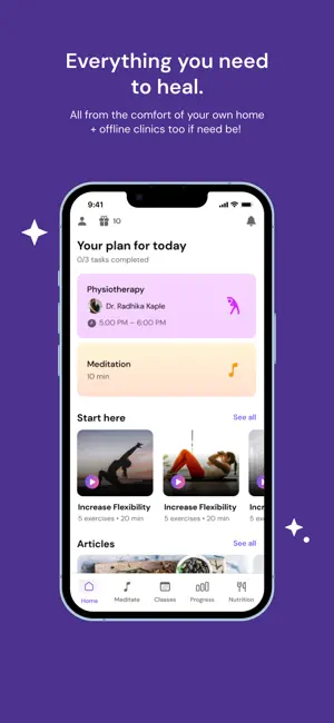 FlexifyMe Physiotherapy & Yoga screenshot 2