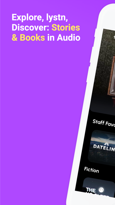 lystn: Audiostories Screenshot
