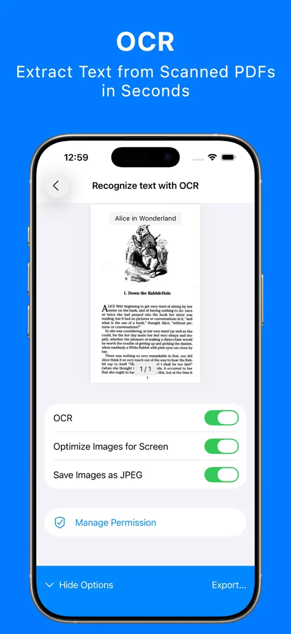 Screenshot #2 pour PDF OCR Pro