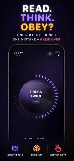 Obey? One Button Game screenshot 2