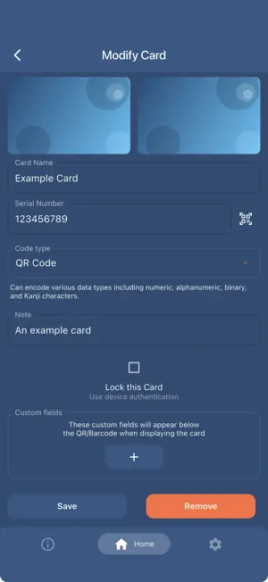 Manage Cards screenshot 3