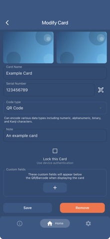 Manage Cards Screenshot 3 of 4