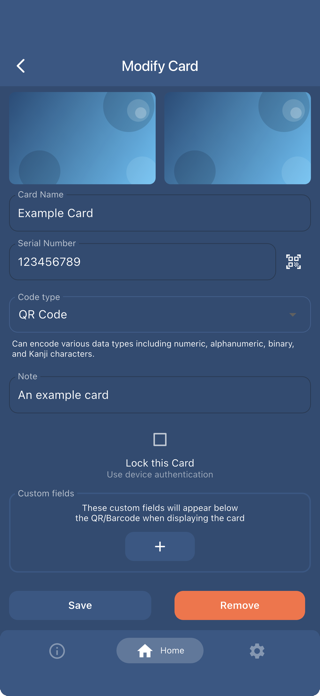 Manage Cards Screenshot 3 of 4