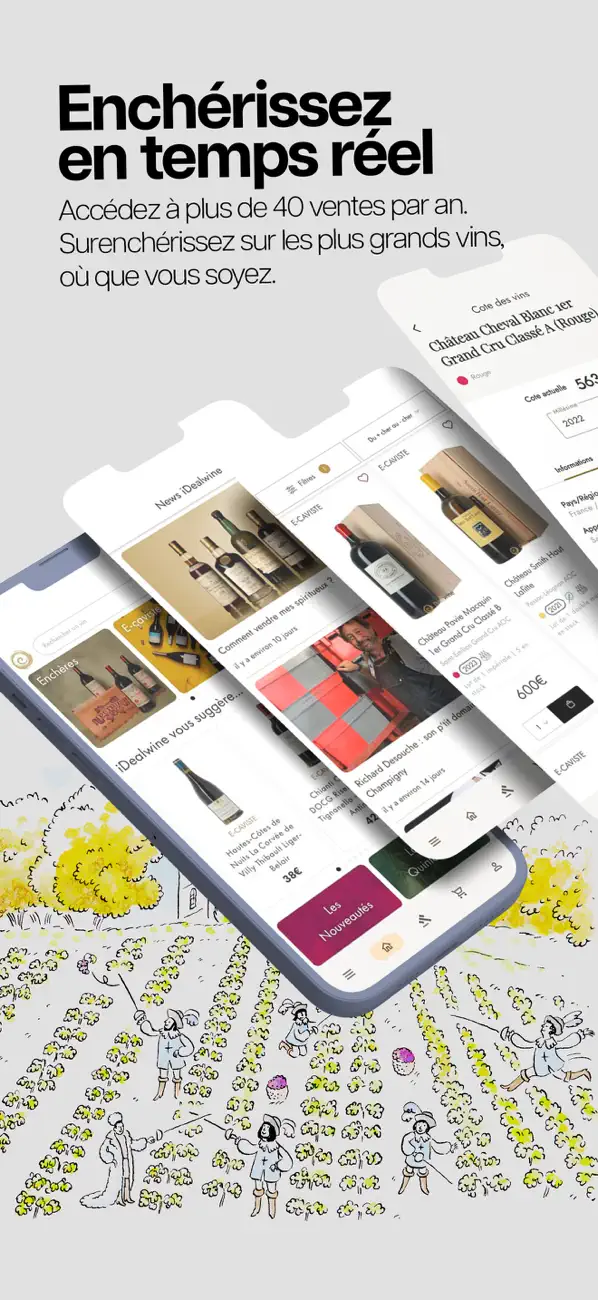 Screenshot #1 pour iDealwine achat/vente de vin
