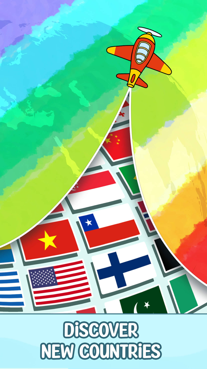 Flag Painting Puzzle Game