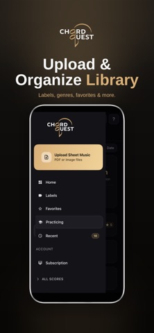 Chord Quest: Hear Sheet Music iPhone screenshot