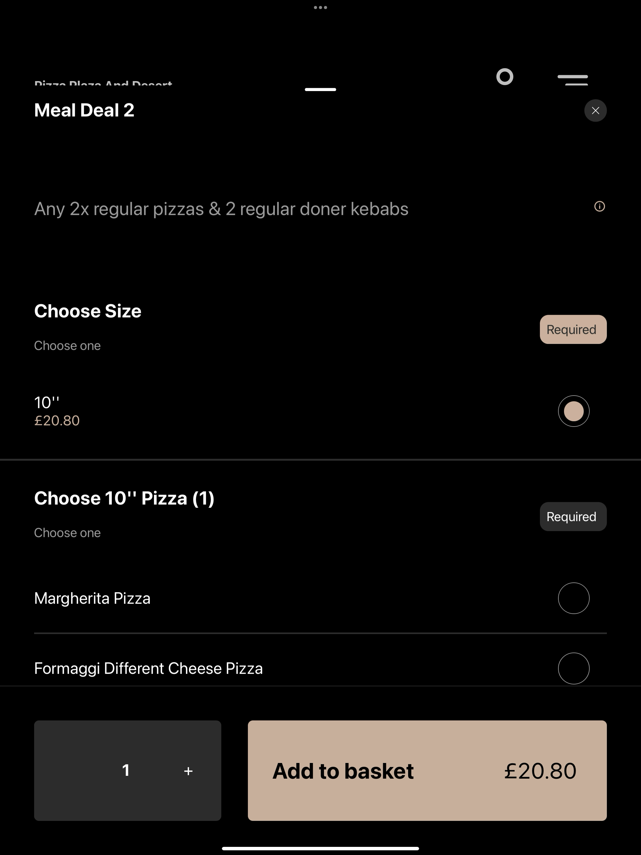 Pizza Plaza And Dessert