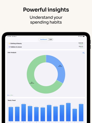 Expense Tracker "Cateibo" iPad screenshot