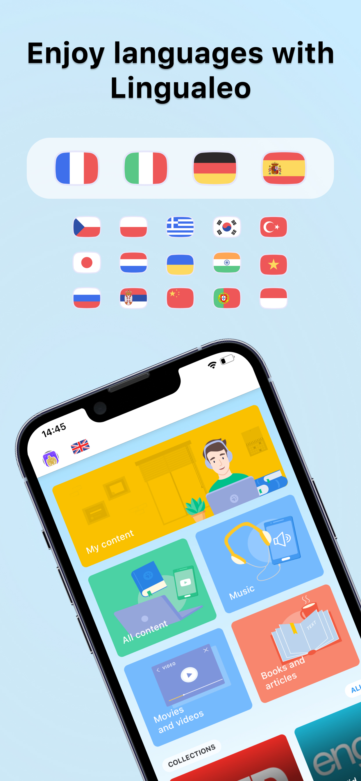 Learn English with Lingualeo