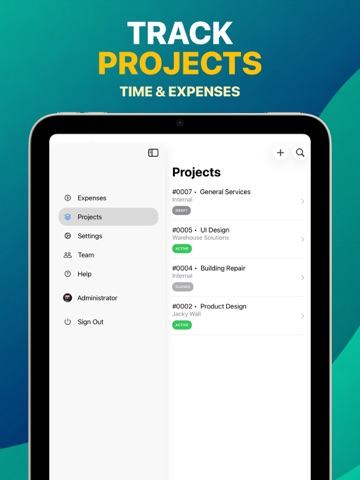 Expenses for Business iPad screenshot