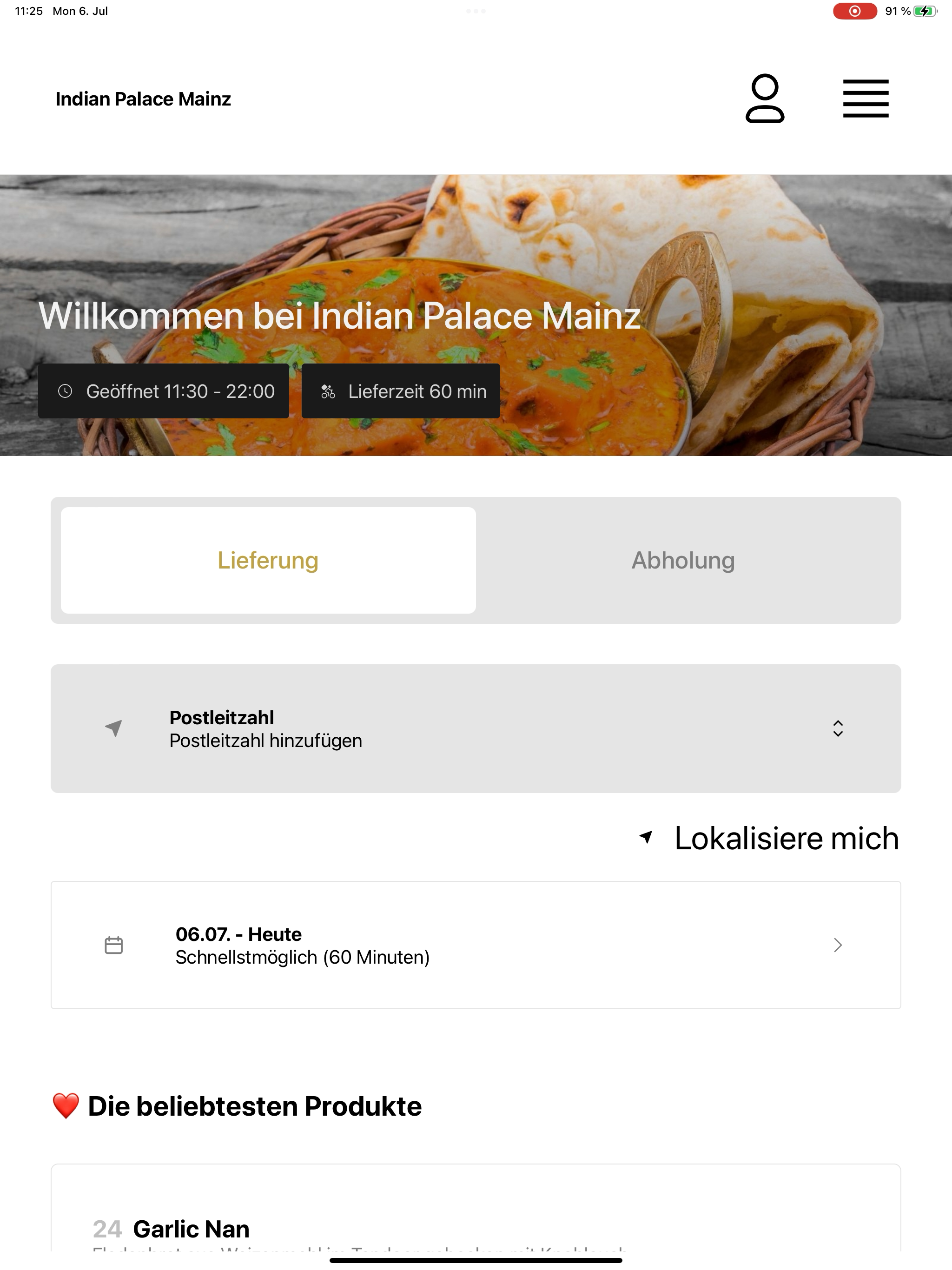 Indian Palace Mainz screenshot 14