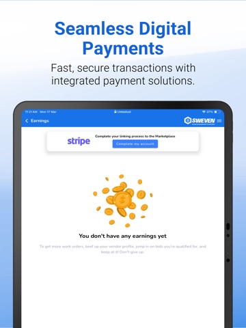 SWEVEN Marketplace iPad screenshot