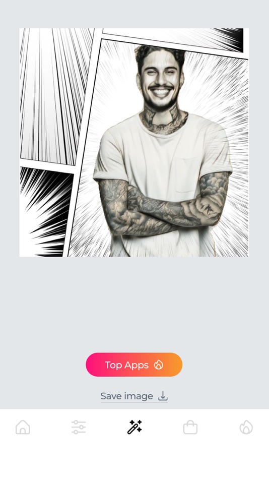 #5. Black and white sketch effect (iOS) 由: Maria Gascon