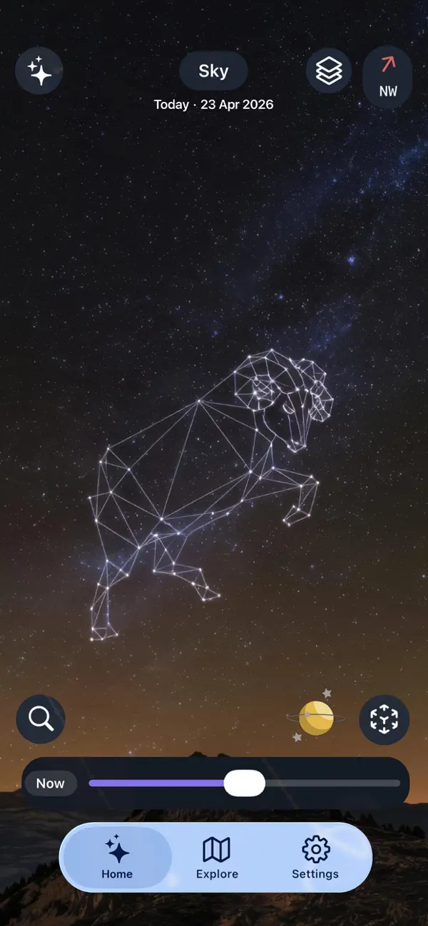 Screenshot #3 pour Sky-map .