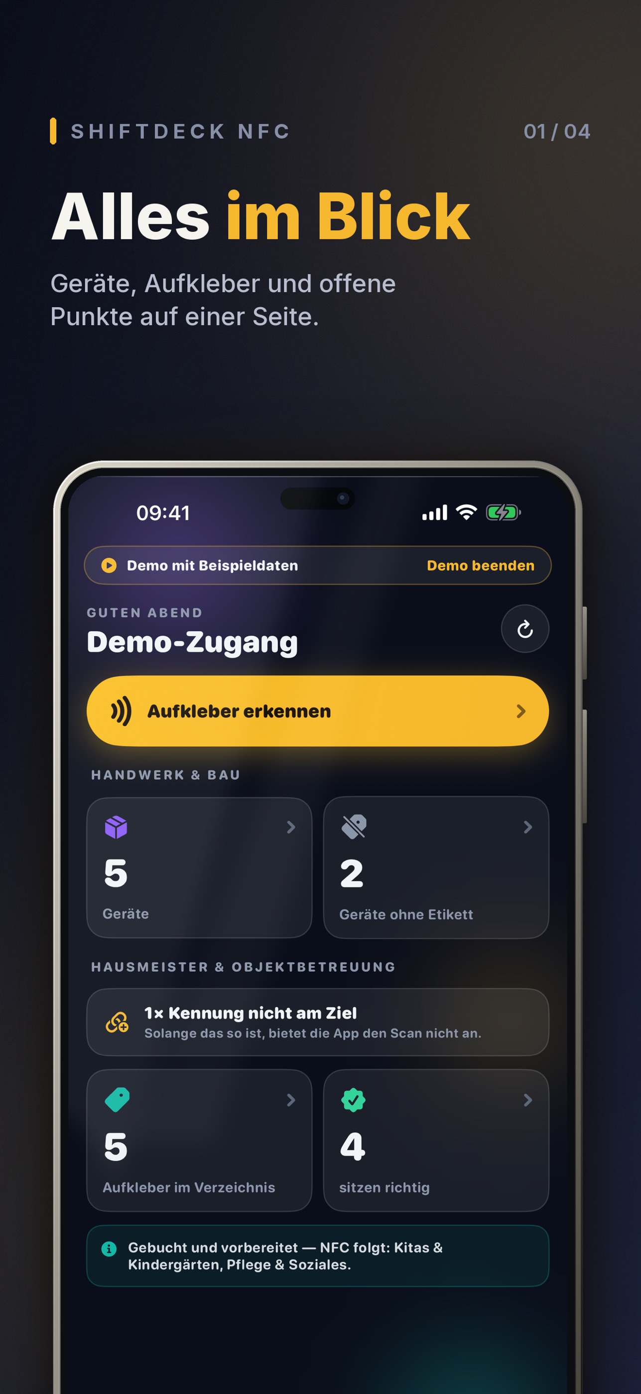 Screenshot 1 of SHIFTDECK - NFC