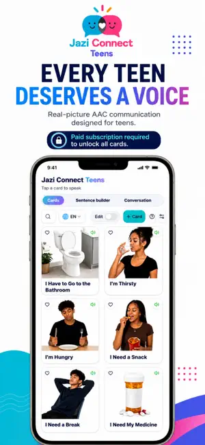 Jazi Connect Teens AAC screenshot 1