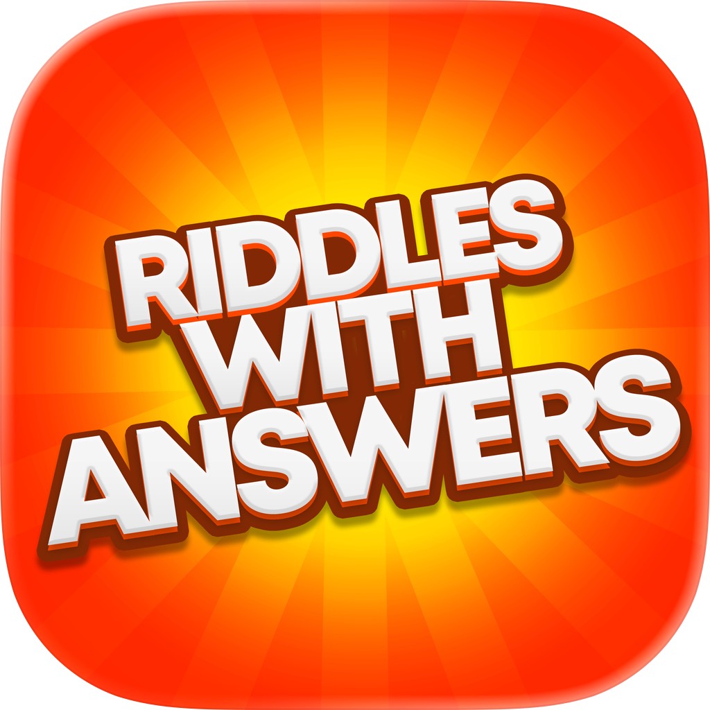 Apple App Store cover for Tricky Riddles With Answers
