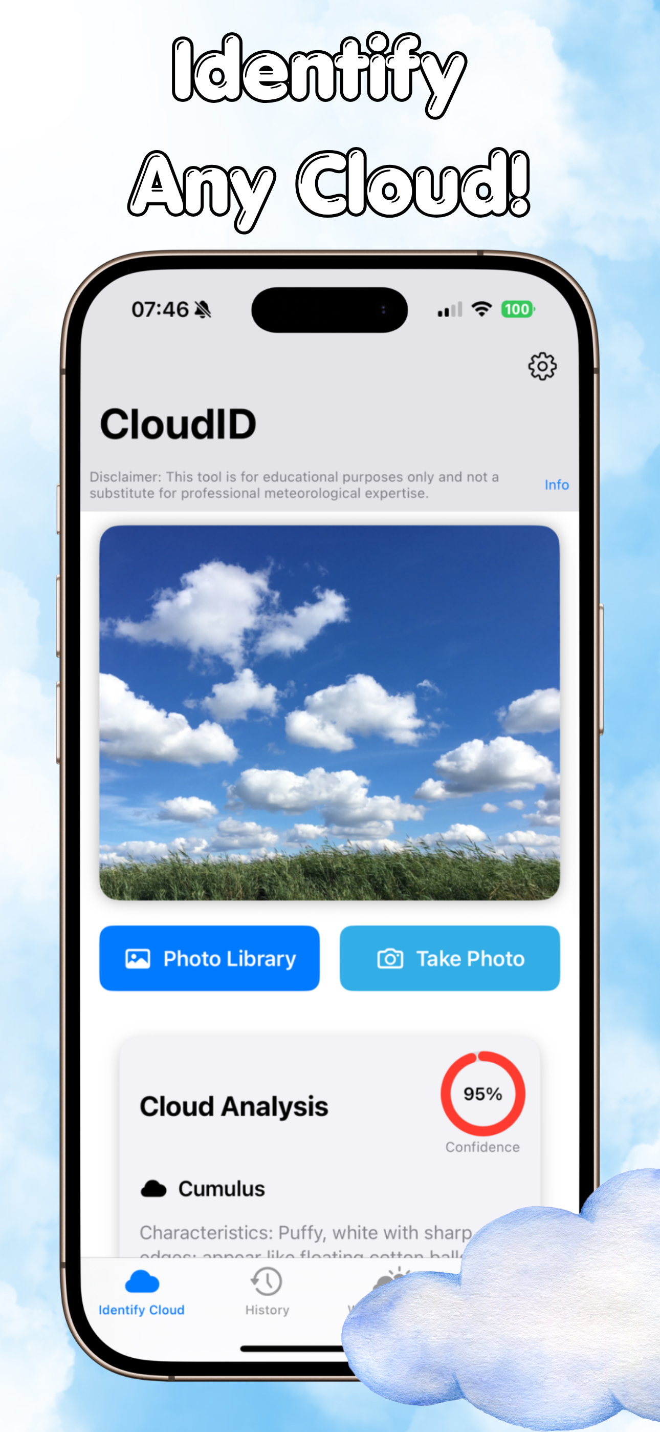 Cloud Identifier: AI Scanner