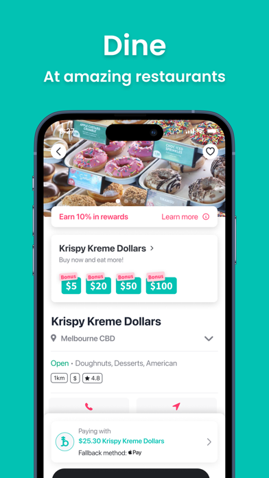Liven - Eat, Pay & Earn Screenshot