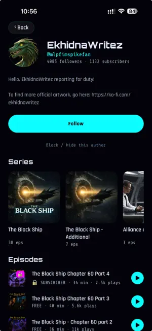 Vox9 Audiobooks screenshot 2