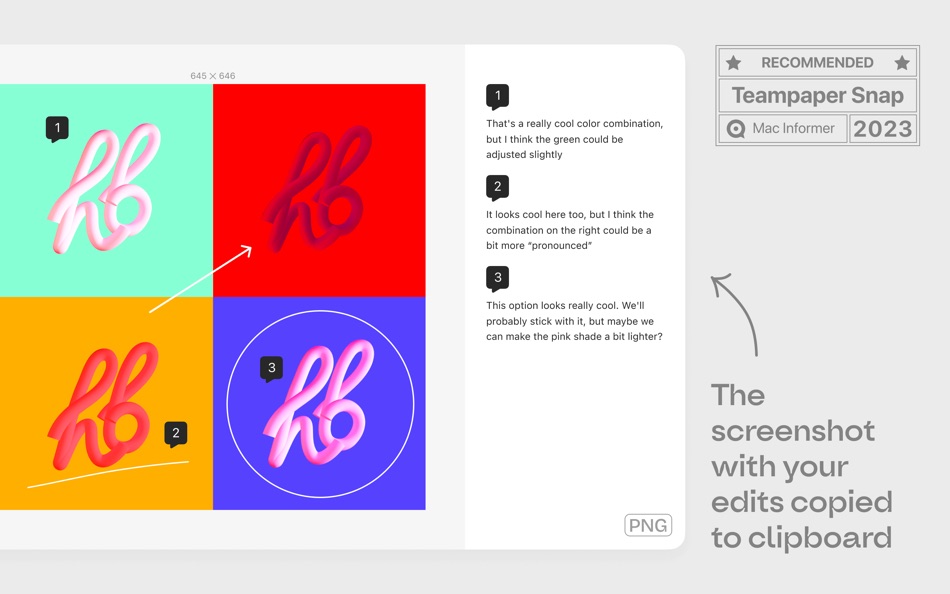 #6. Teampaper: Screen capture tool (macOS) Podle: Stanislav Yakusevich