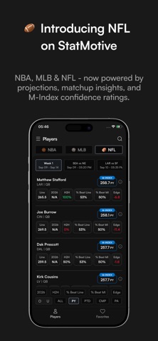 StatMotive: Player Projections Screenshot 2 of 8