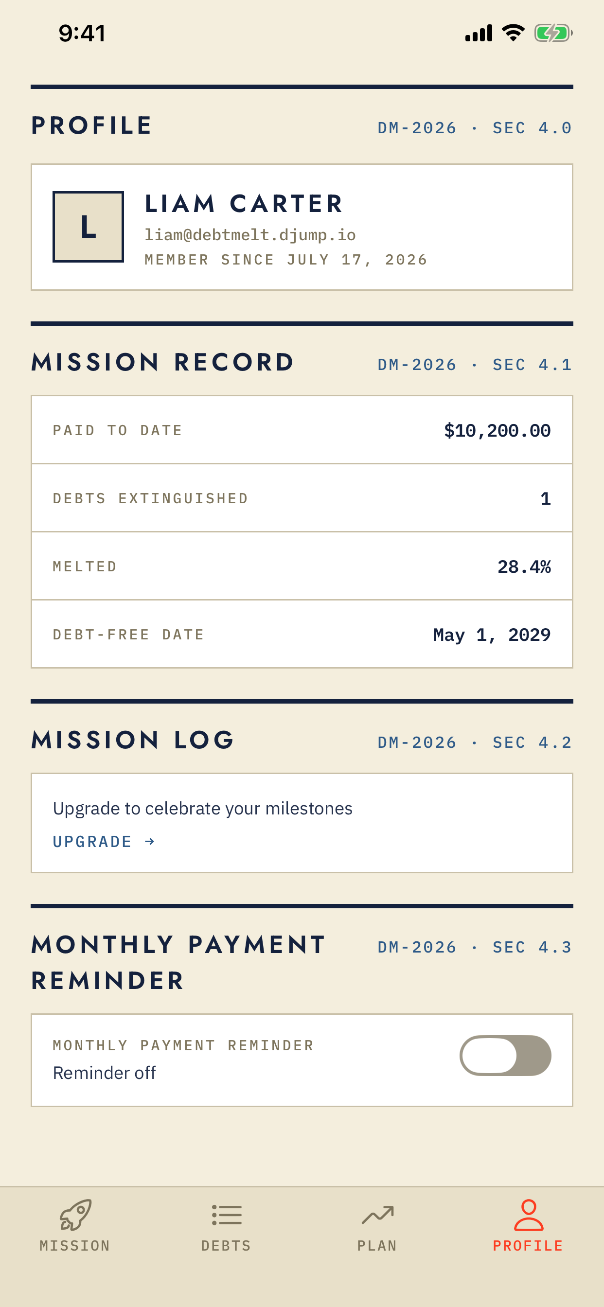 DebtMelt: Debt-Free Date screenshot 4