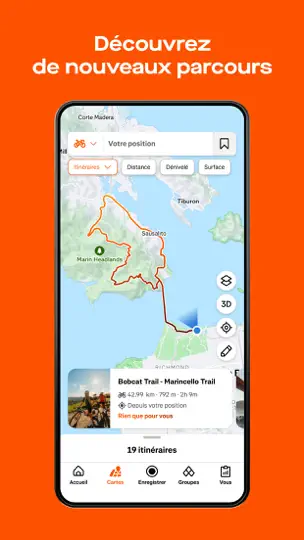 Capture d'écran de Strava : Course, Vélo, Rando sur iPhone 6