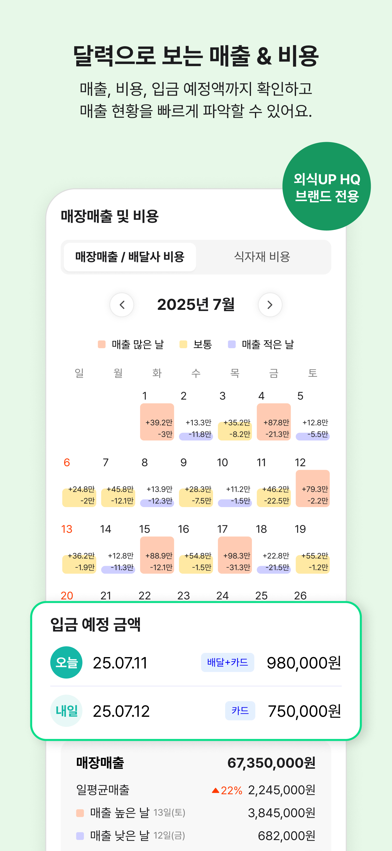 외식UP - 프랜차이즈 브랜드 전용 식자재몰