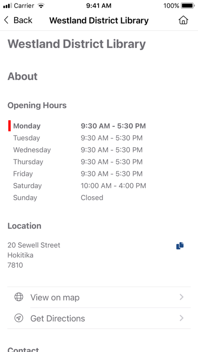 Westland District Library Screenshot