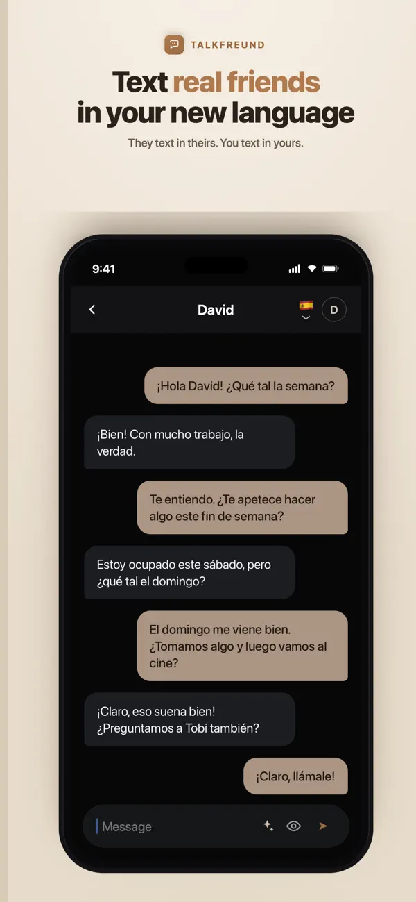 Screenshot #1 pour TalkFreund