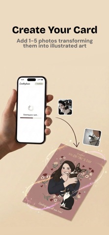 CardToPlease: AI Card Maker iPhone screenshot