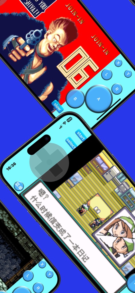 MyBoyGame-All in one Emulator - Relive cherished game moments with clear dialogue windows and responsive virtual 'A', 'B', 'X', 'Y' action buttons, complemented by a 'slow' motion feature for tactical gameplay.