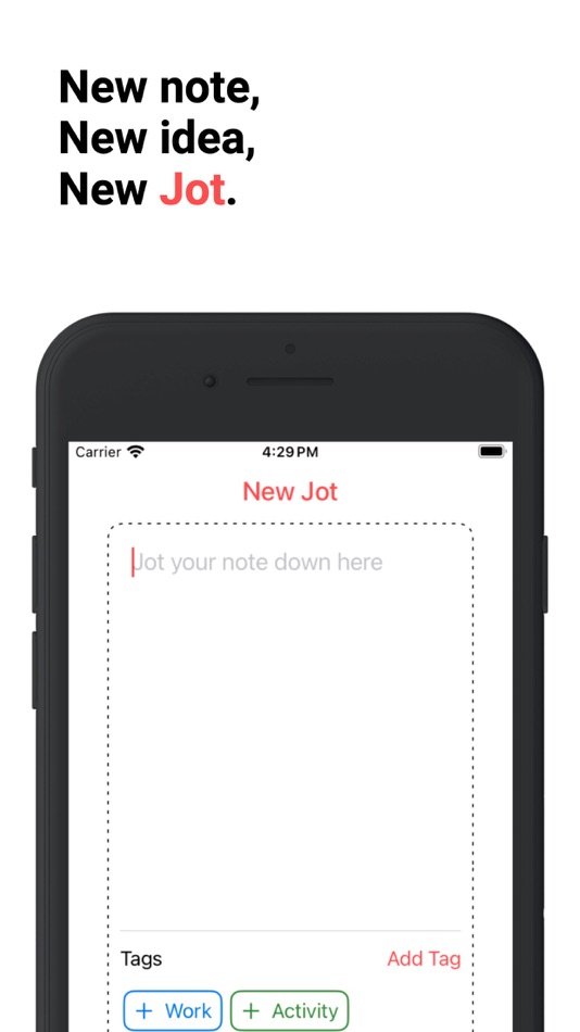 #6. Just Jot App (iOS) By: Juice Box Monkey Designs