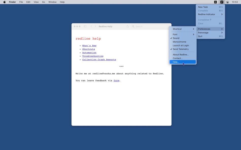 #3. Redline: Minimal Menubar Todo (macOS) 由: Ivan Dzyubenko