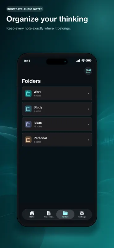 SonWeave Notes - Voice to Text screenshot 8 of 8