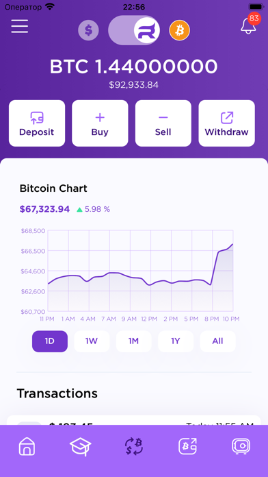 Rhino Bitcoin Screenshot