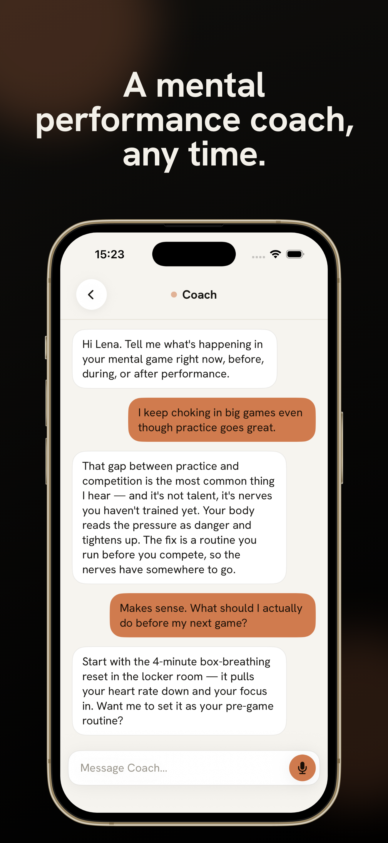 OneAthlete - Play without fear screenshot 3